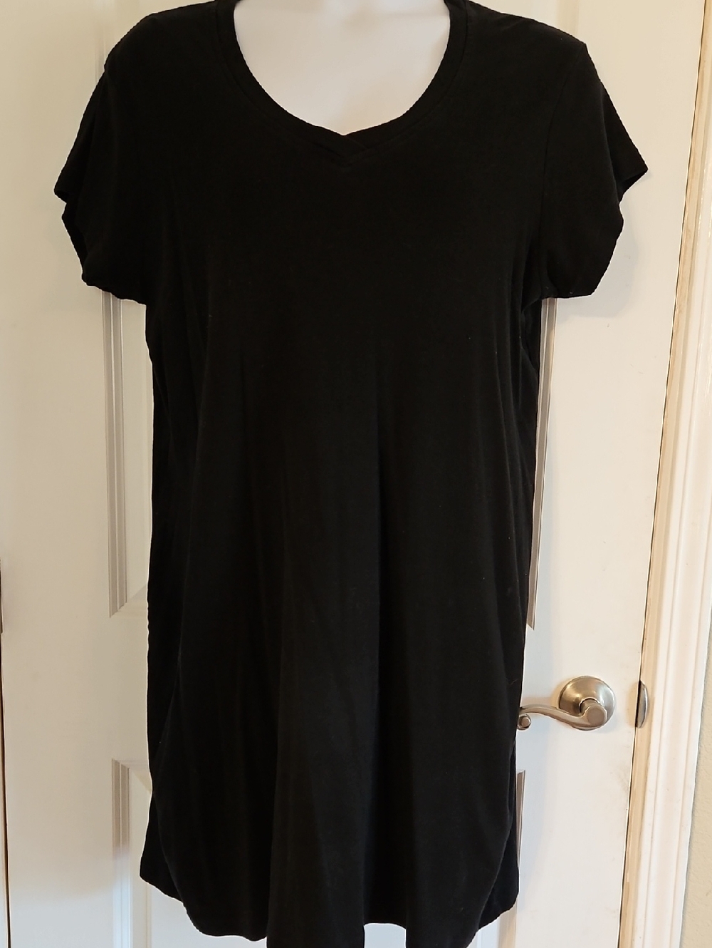 Newport News Black Cotton Dress